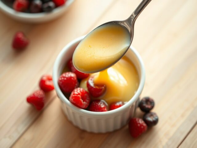 Sabayon met rood fruit uit de oven
