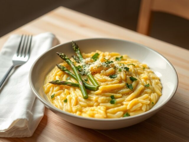 Saffraanrisotto met cava