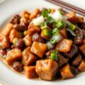 Sajoer tahoe en tempe met boontjes