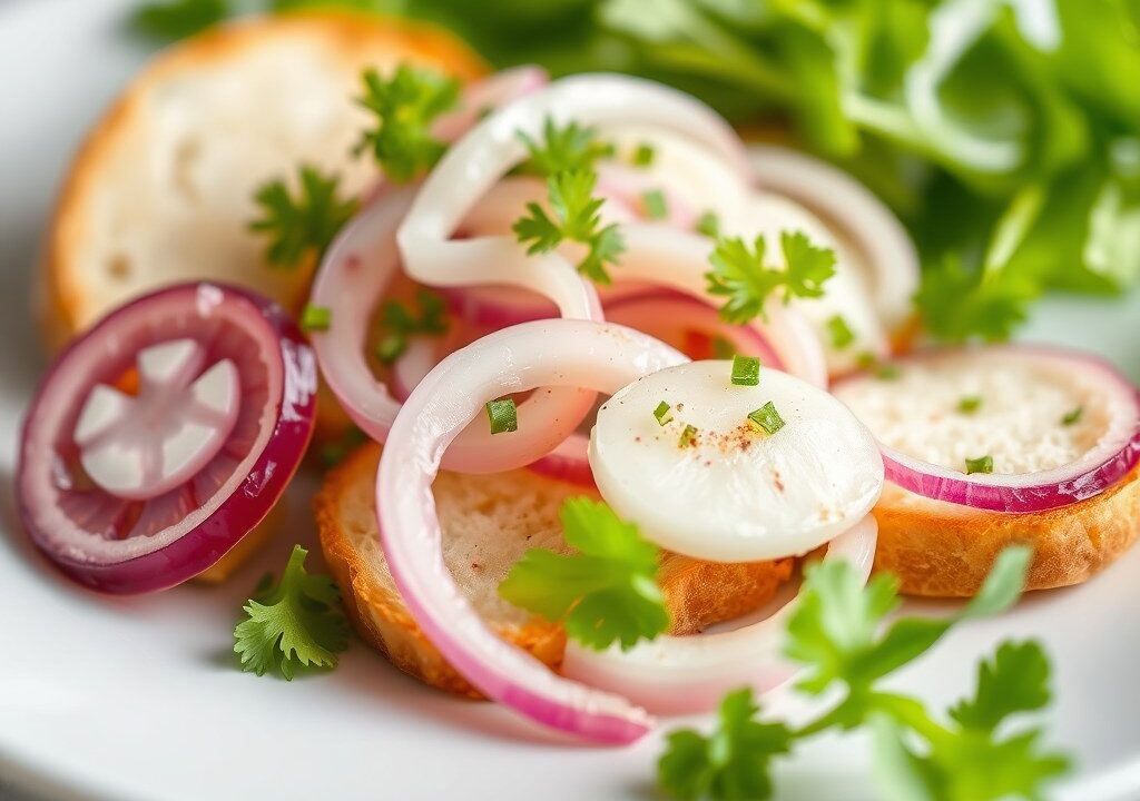 Salade Lyonnaise 2, AI-gegenereerde illustratie