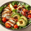 Salade met gegrilde kip