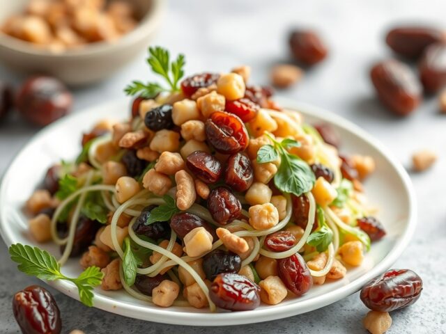 Salade met geitenkaas