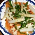 Salade met gerookte zalm en asperges