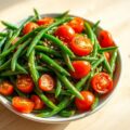 Salade met groene boontjes