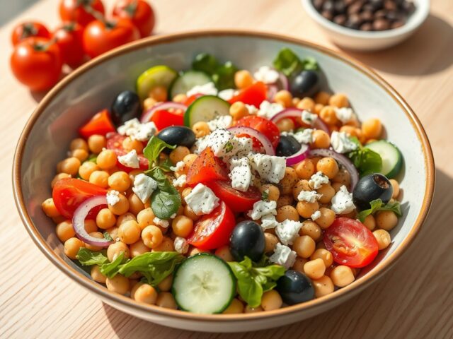 Salade met Kekers uit Griekenland