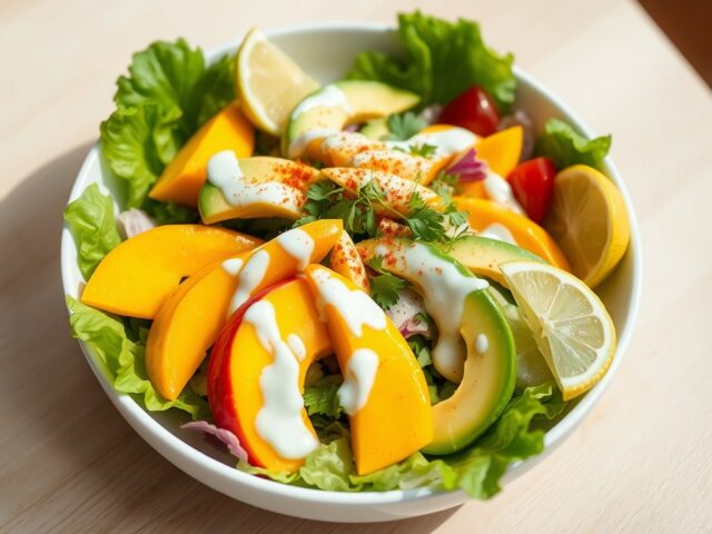 Salade met Mango en Avocado