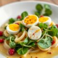 Salade met parelhoen