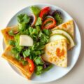 Salade met quesadilla’s