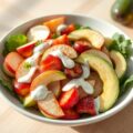 Salade met Vruchten en Avocado