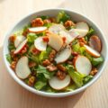 Salade met witloof en geroosterde ham
