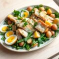 Salade Nicoise met makreel