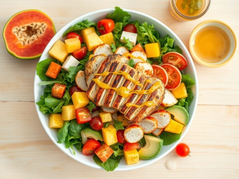 Salade: Tropische maaltijdsalade