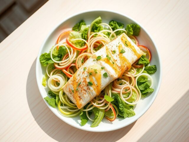 Salade van aspergelinten