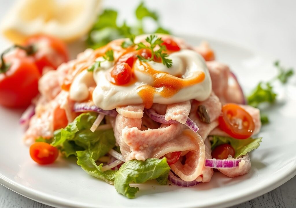 Salade van Bep, AI-gegenereerde illustratie
