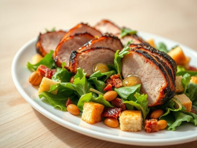 Salade van eendeborst