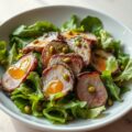 Salade van haasfilets met honingdressing