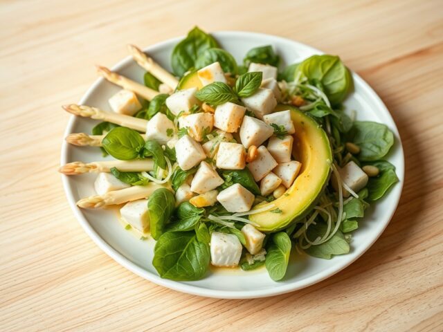 Salade van Krab – Asperge – Avocado