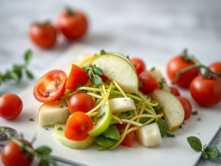 Salade van maatjes en granny smith