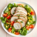 Salade van Parelhoen met kummeldressing