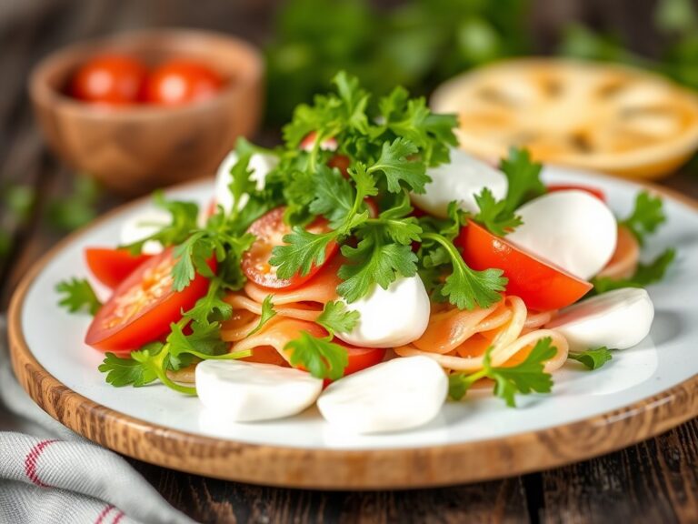 Salade van vijgen, parmaham en mozzarella