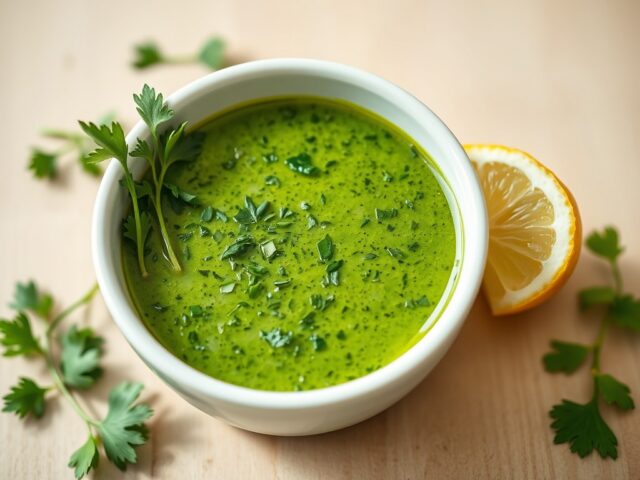 Salsa de ajo y perejil (knoflook-peterseliesaus)