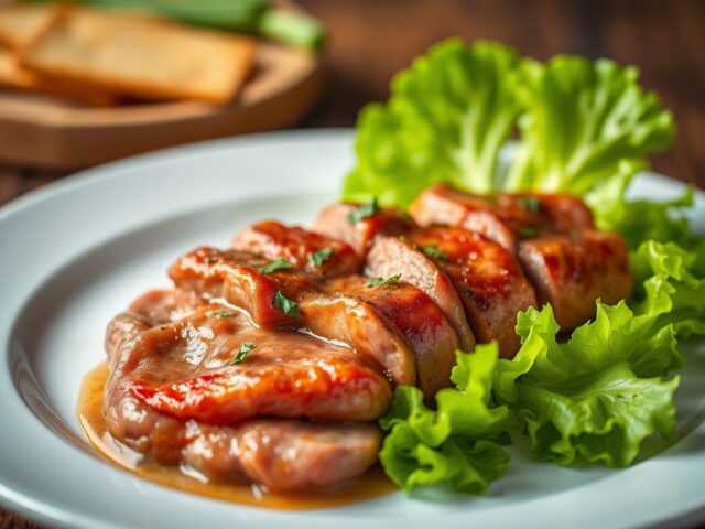 Saltimbocca van konijn — AI-gegenereerde illustratie
