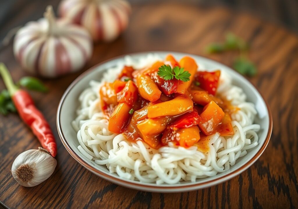 Sambal Goreng Ati — AI-gegenereerde illustratie