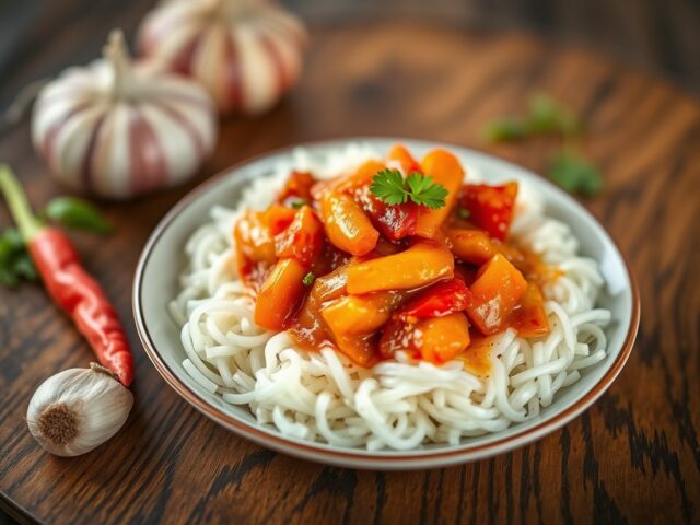 Sambal Goreng Ati — AI-gegenereerde illustratie
