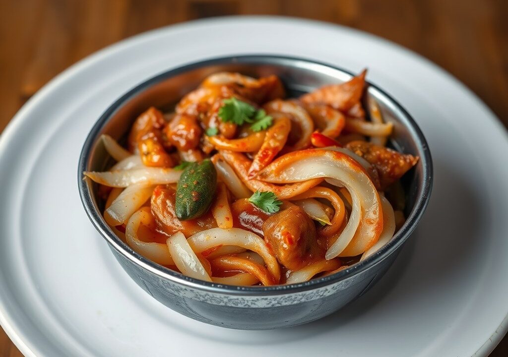 Sambal Goreng Babi, AI-gegenereerde illustratie