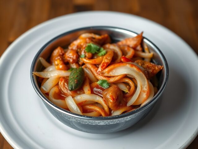 Sambal Goreng Babi — AI-gegenereerde illustratie
