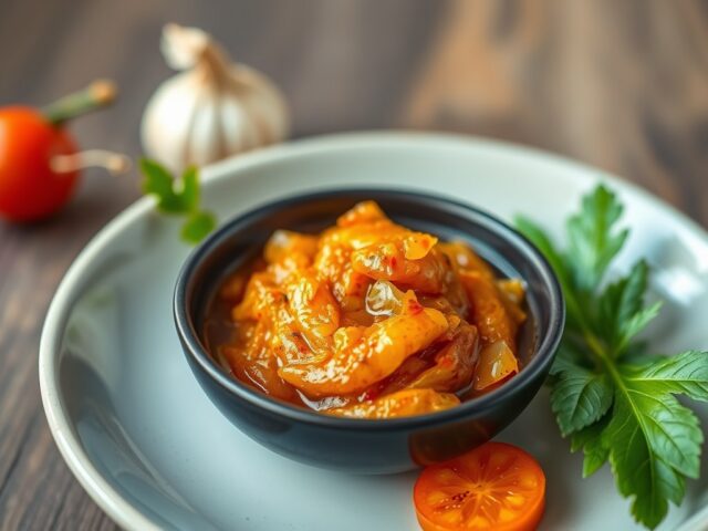 Sambal Goreng Telor — AI-gegenereerde illustratie