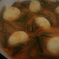 Sambal goreng telor met sperziebonen