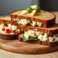 Sandwiches met eiersalade