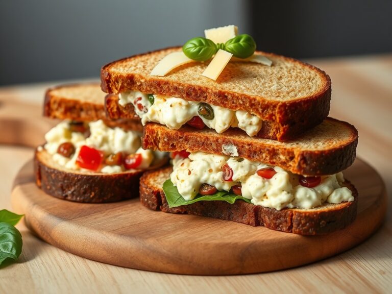 Sandwiches met eiersalade