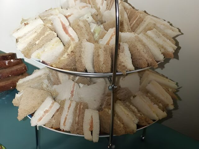 Sandwiches voor een high tea