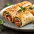 Sandwichrolletjes met ei en basilicum