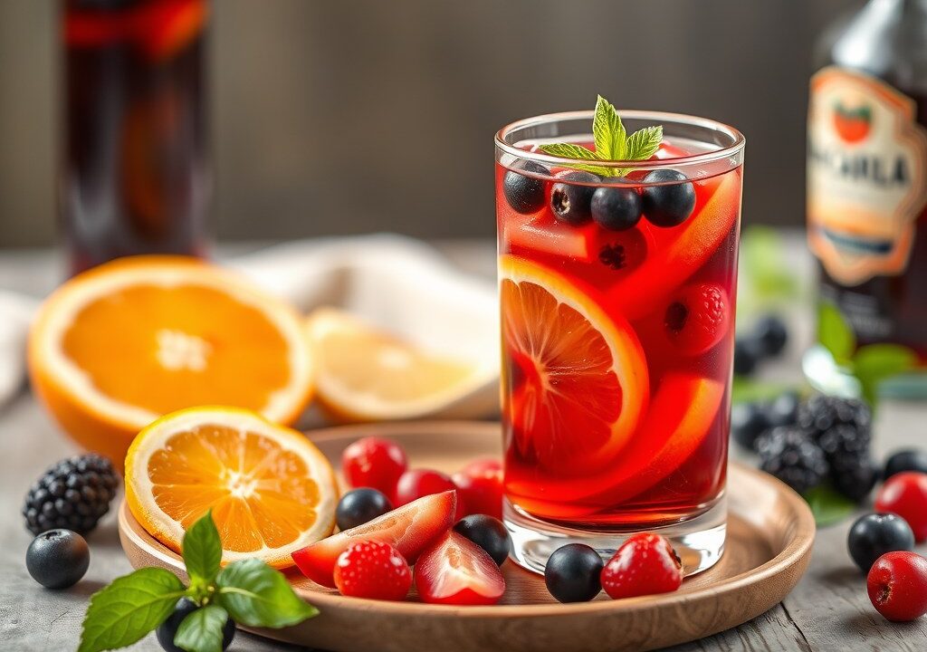 Sangria, AI-gegenereerde illustratie