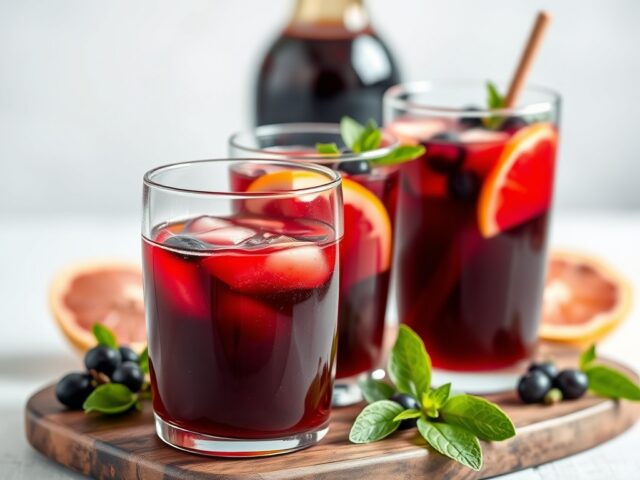 Sangria à la Vossenbeld — AI-gegenereerde illustratie