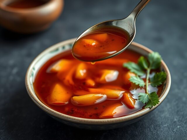 Saté saus — AI-gegenereerde illustratie
