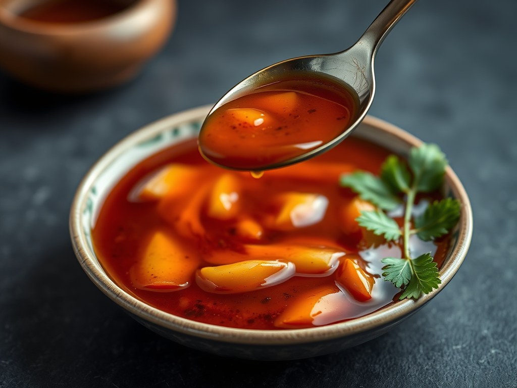 Saté saus, AI-gegenereerde illustratie