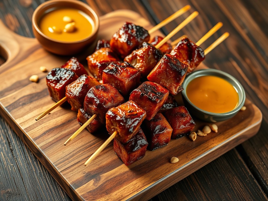 Sate eigen recept, AI-gegenereerde illustratie