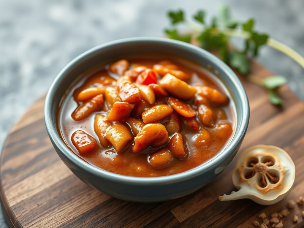 sate saus, AI-gegenereerde illustratie