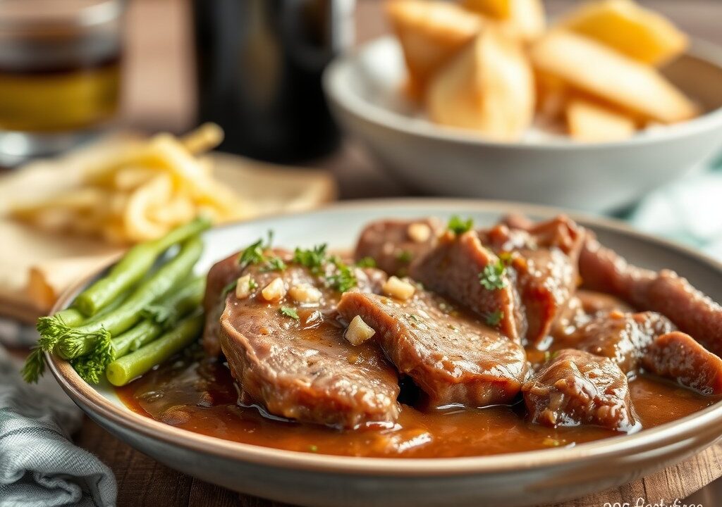 Sauerbraten, AI-gegenereerde illustratie