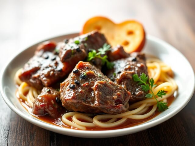 Sauerbraten — AI-gegenereerde illustratie