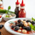 Saus bij buffet