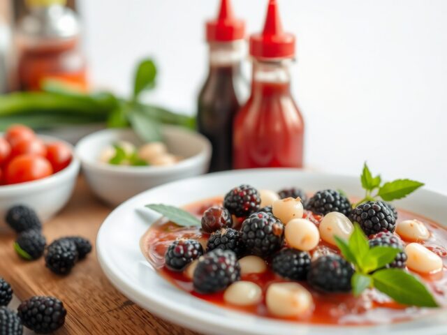 Saus bij buffet