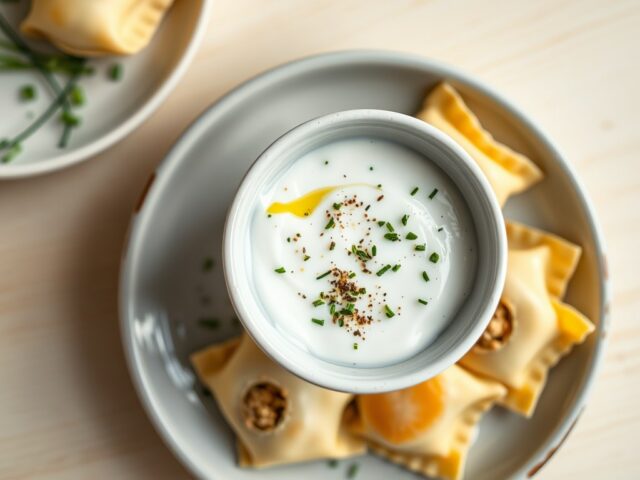 Saus voor bij bv ravioli