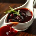 Saus voor bij rood vlees of wild