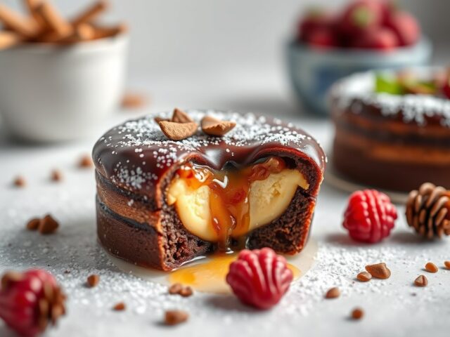 Savarin van pure chocolade