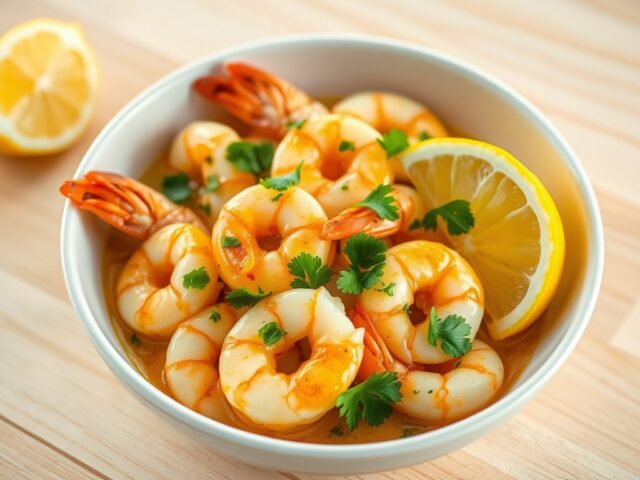 Scampi’s met knoflook